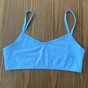 Nu Swim Liza Top Size Large Periwinkle